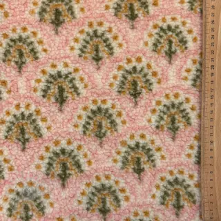 Päällystakkikangas TEDDY JACQUARD Pretty mix design A
