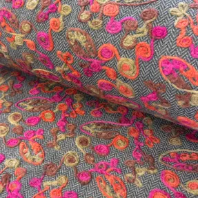 Päällystakkikangas WOOL Retro