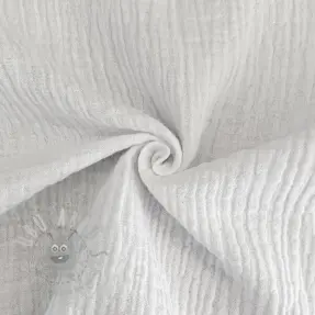 Kaksinkertainen harsokangas/musliini white