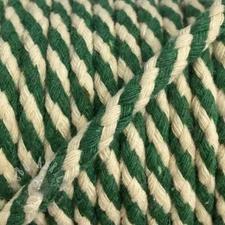 Puuvillanyöri 5 mm green ecru
