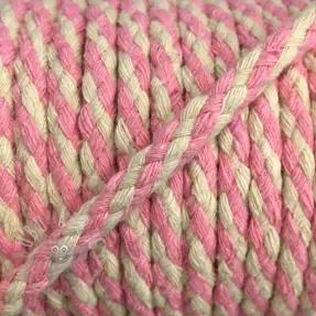 Puuvillanyöri 5 mm light pink ecru