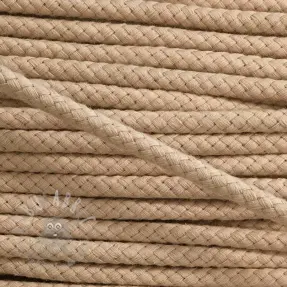 Puuvillanyöri 8 mm beige