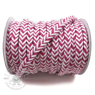 Puuvillanyöri punottu fuchsia