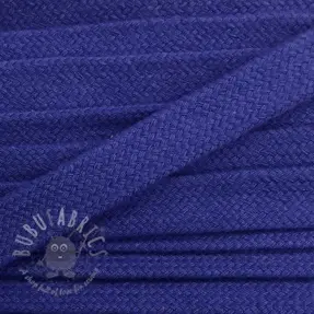 Puuvillanyöri litteä 13 mm tummansininen