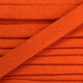 Bavlnená šnúra plochá 13 mm oranžová
