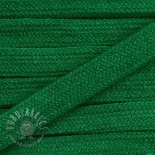 Puuvillanyöri litteä 13 mm tummanvihreä