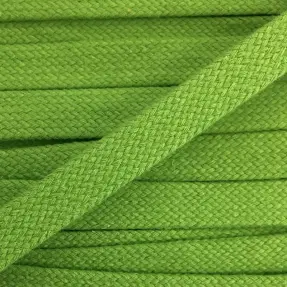 Bavlnená šnúra plochá 15 mm dark lime