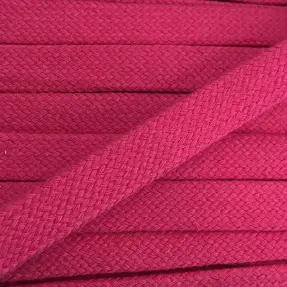 Bavlnená šnúra plochá 15 mm fuchsia