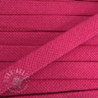 Puuvillanyöri litteä 15 mm fuchsia