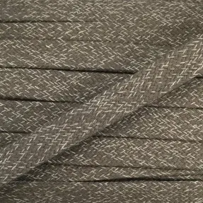 Bavlnená šnúra plochá 15 mm melange sand