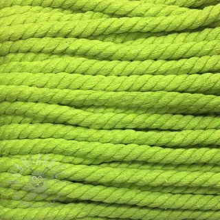 Puuvillanyöri kierretty 12 mm limetka