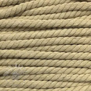 Puuvillanyöri kierretty 12 mm natur