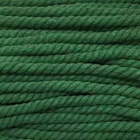 Bavlnená šnúra točená 12 mm zelená