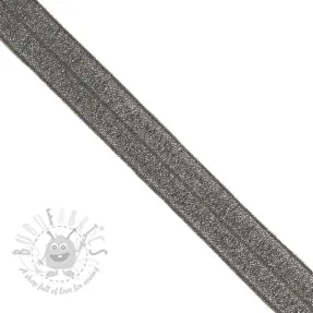 Reunustuskuminauha glitter 20 mm anthracite