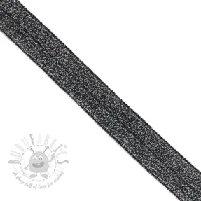 Reunustuskuminauha glitter 20 mm black