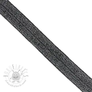 Reunustuskuminauha glitter 20 mm black