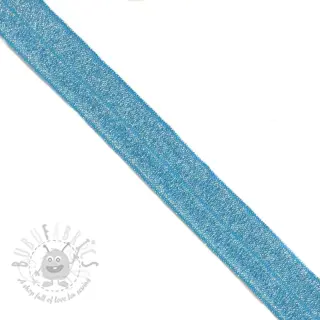 Reunustuskuminauha glitter 20 mm blue