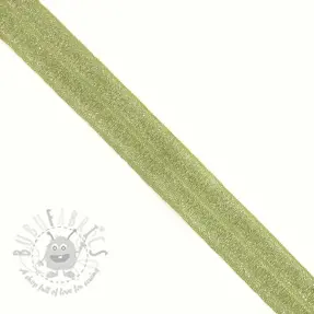 Reunustuskuminauha glitter 20 mm lime