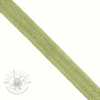 Reunustuskuminauha glitter 20 mm lime
