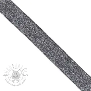Reunustuskuminauha glitter 20 mm marine