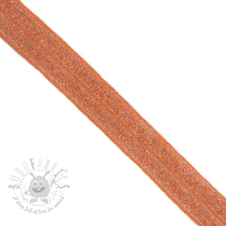 Reunustuskuminauha glitter 20 mm orange