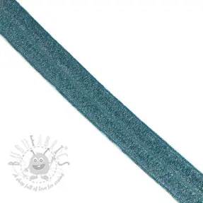 Reunustuskuminauha glitter 20 mm petrol