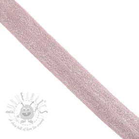 Reunustuskuminauha glitter 20 mm rose