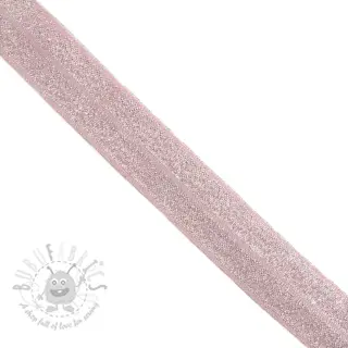 Reunustuskuminauha glitter 20 mm rose