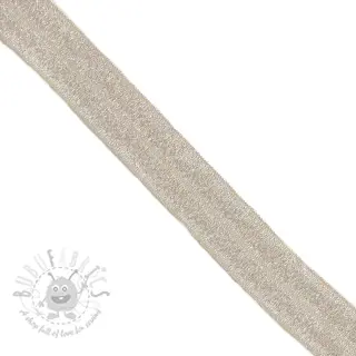 Reunustuskuminauha glitter 20 mm sand