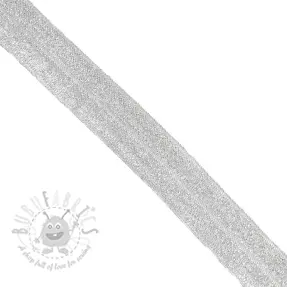 Reunustuskuminauha glitter 20 mm white