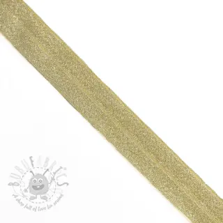 Reunustuskuminauha glitter 20 mm yellow