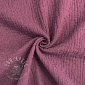Kaksinkertainen harsokangas/musliini purple ORGANIC