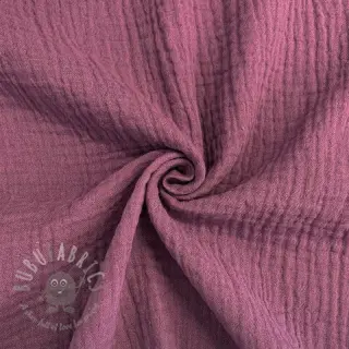Kaksinkertainen harsokangas/musliini purple ORGANIC