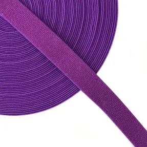 Guma hladká 2,5 cm glitter purple
