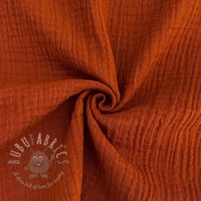 Kaksinkertainen harsokangas/musliini rust ORGANIC