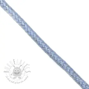 Lurex-nyöri 10 mm light blue
