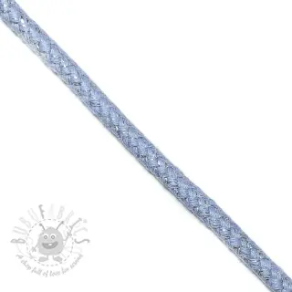 Lurex-nyöri 10 mm light blue