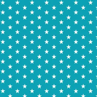 Bavlnená látka Petit stars turqouise