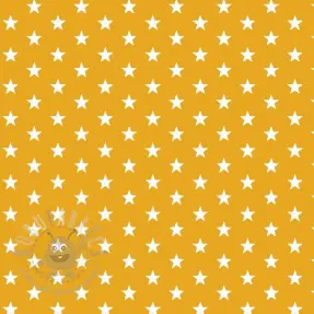 Puuvillakangas Petit stars yellow
