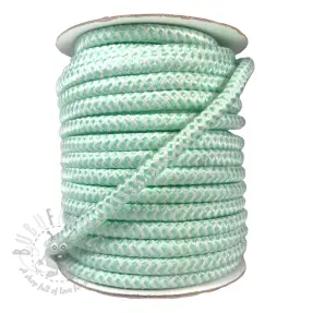 Polyesterinyöri punottu ZIG ZAG light mint