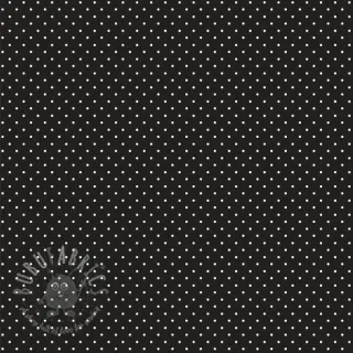 Puuvillakangas Petit dots black