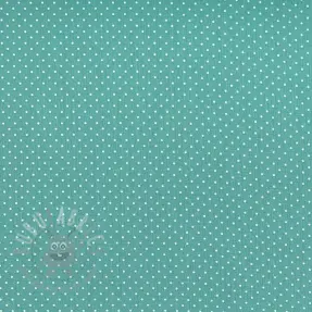 Puuvillakangas Petit dots fresh sage