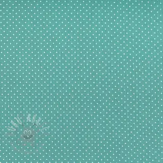 Puuvillakangas Petit dots fresh sage