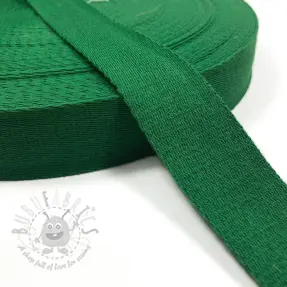 Puuvillahihnanauha 4 cm grass green