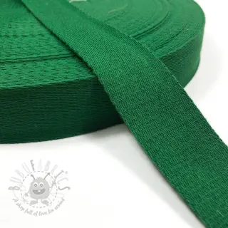 Puuvillahihnanauha 4 cm grass green