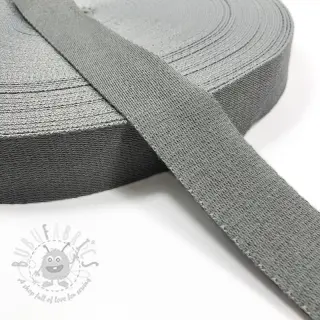 Puuvillahihnanauha 4 cm light grey