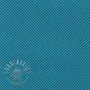 Puuvillakangas Petit dots indigo