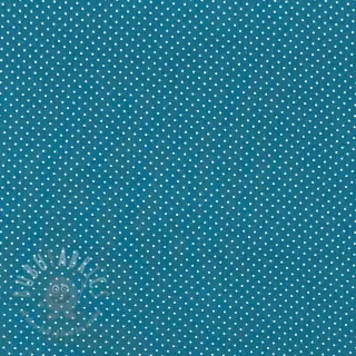 Puuvillakangas Petit dots indigo
