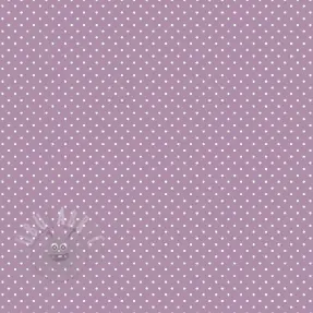 Puuvillakangas Petit dots lilac
