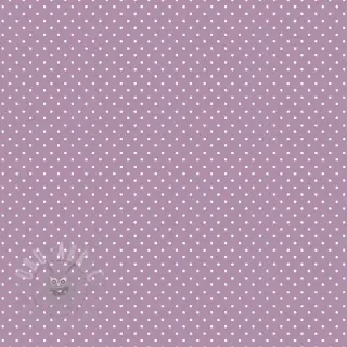Puuvillakangas Petit dots lilac